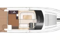 Princess F50 Upper Deck Layout Plan
