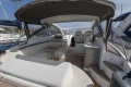 Luxurious 2018 Princess V40 yacht interior with spacious seating and modern design.