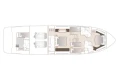 Floor plan of 2025 Princess F65 yacht, showcasing interior layout and design features.