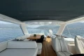 Luxurious 2022 Princess S66 yacht interior with elegant seating and scenic ocean view.