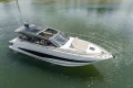 2023 Princess V50 yacht cruising on calm waters, showcasing sleek design and luxury features.