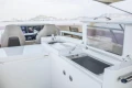 2013 Princess 72 Motor Yacht interior with helm, sink, and grill.